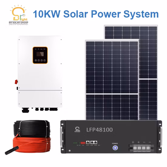蓄電ソーラー システム 5 Kw ソーラー パネルとバッテリー付きハイブリッド インバーター